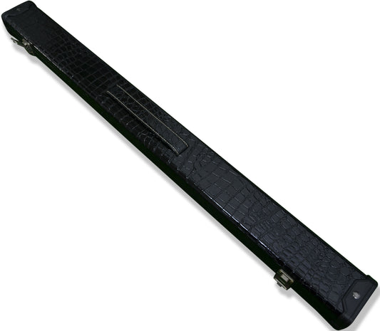 1/2 HANDMADE HARD SNOOKER CUE CASE 2PC POOL CUE CASE F6313
