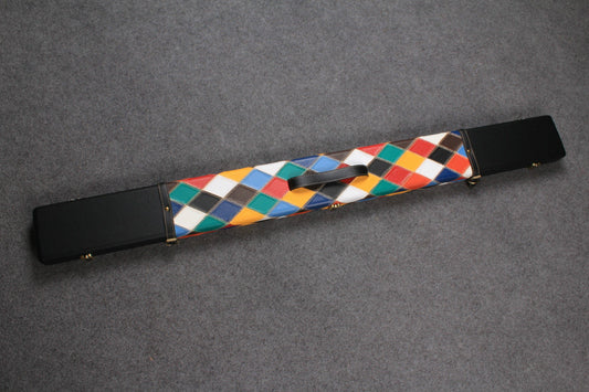 NEW HIGH QUALITY 3/4 SNOOKER CUE CASE EXTRA WIDE H6609-4