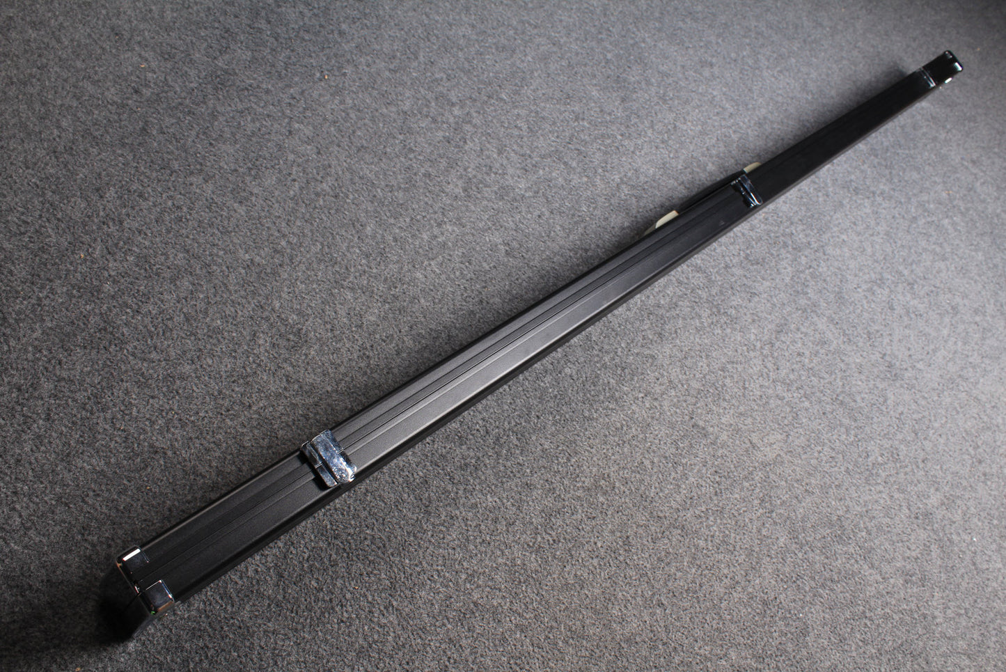 Wide 1 Piece Cue Case Pro Aluminium Snooker Cue Case With Metal Ends 60" three slots 1PC3-BLK