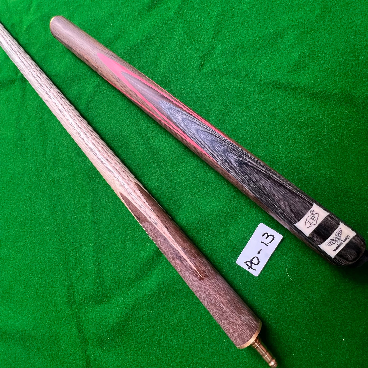 LP HANDMADE ASH SNOOKER CUE 3/4 JOINTED - SNOOKER LOOPY COLLECTION