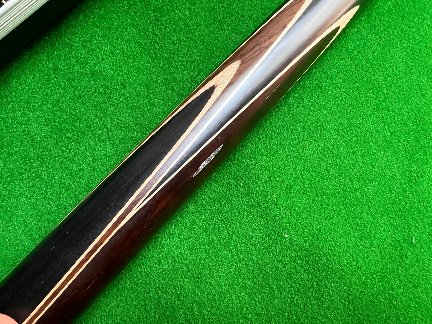 Pre Owned 1 Piece Ebony Handmade snooker cue set