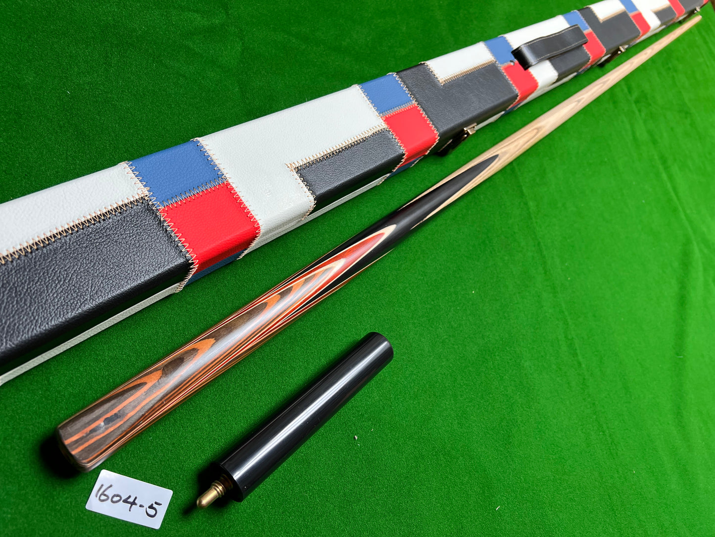 Pre Owned 1 Piece Ebony Handmade snooker cue set