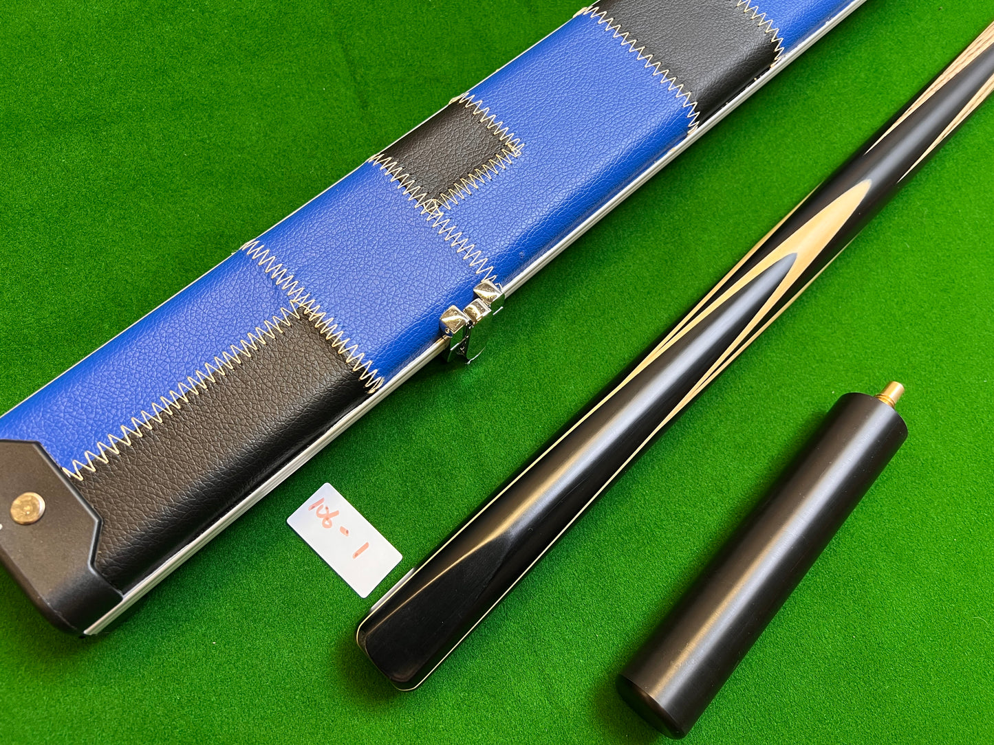 Pre Owned 1 Piece Ebony Handmade snooker cue set