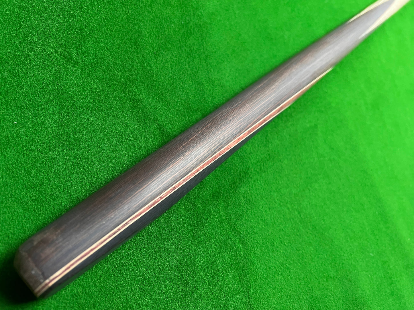 Handmade Rosewood English Pool 1 Piece Ash Break Cue - 11.5mm Tip