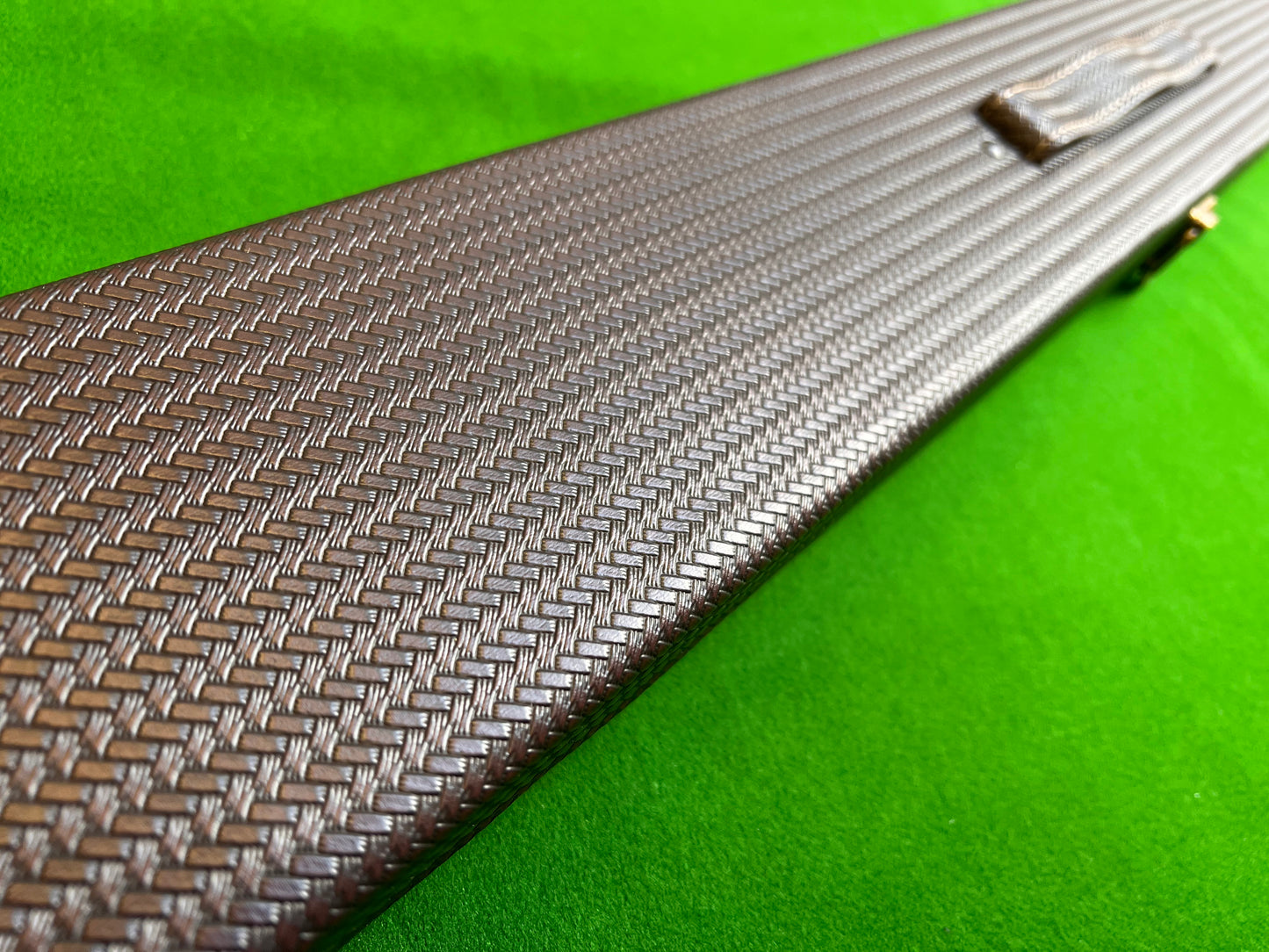 3/4 Wide Snooker Pool Cue Case with Plastic Ends 3 Slots M6016