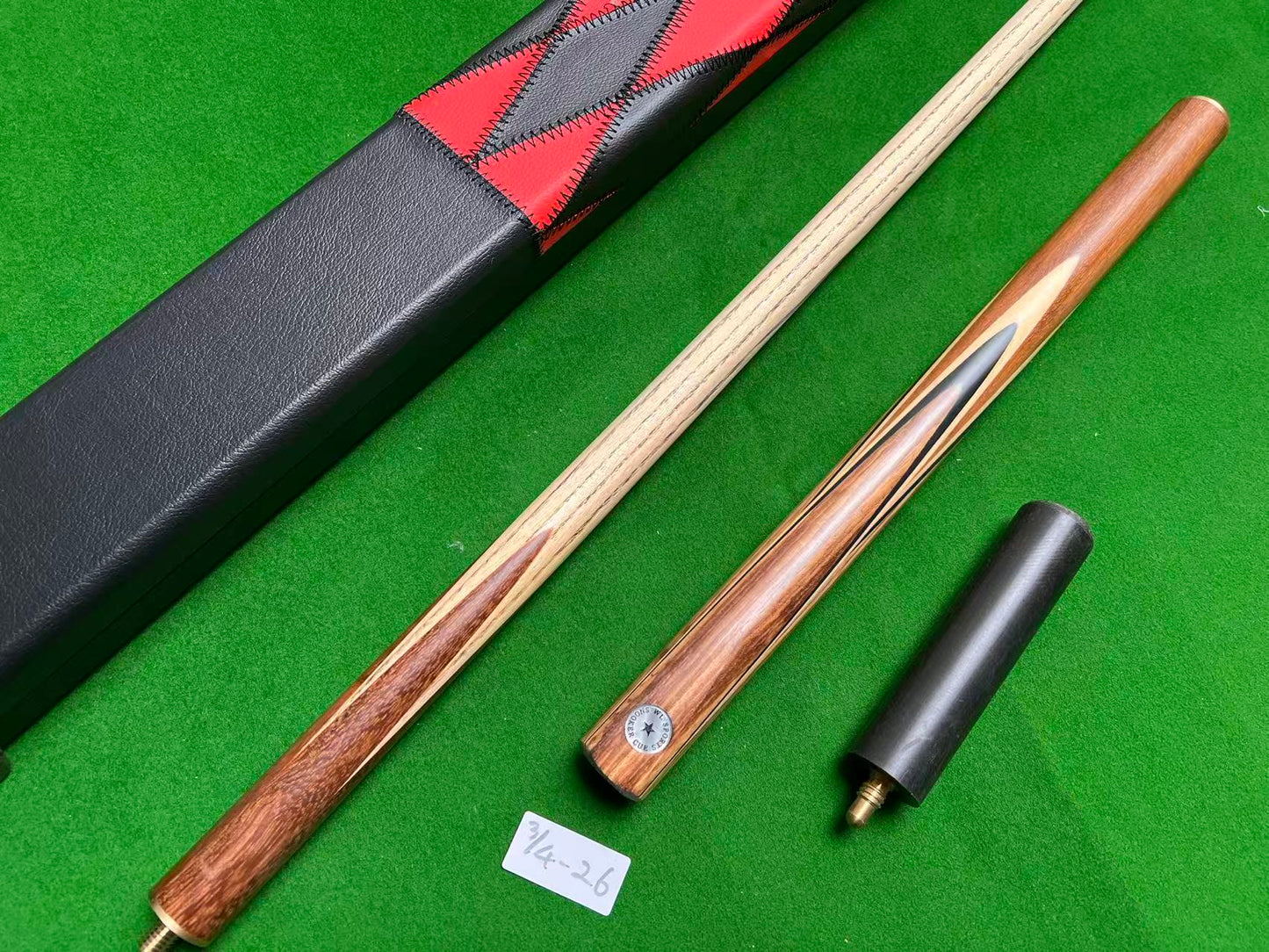 Pre Owned 3/4 Snooker Cue with Case