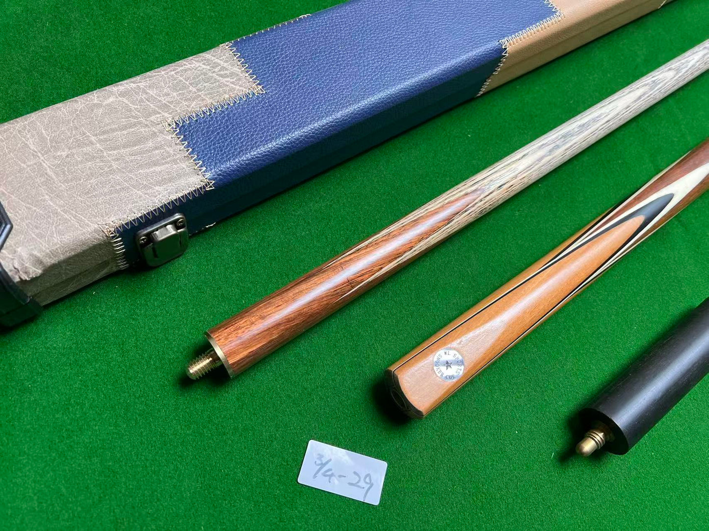 Pre Owned 3/4 Snooker Cue with Case