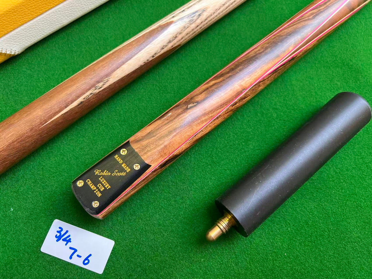 Pre Owned - ROBIN SCOTT 3/4 HANDMADE SNOOKER CUE 9.5MM TIP