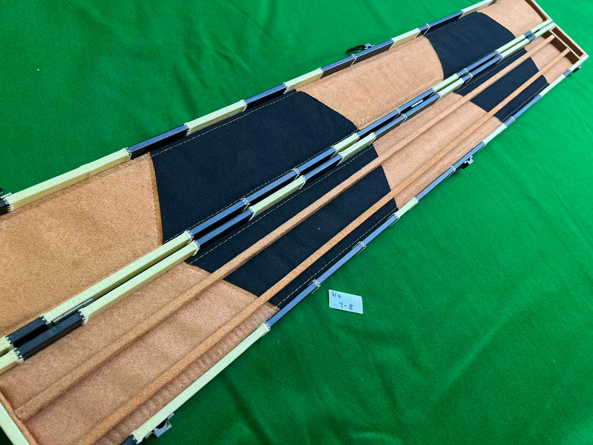 3/4 SNOOKER CUE CASE 3-SLOT EXTRA WIDE