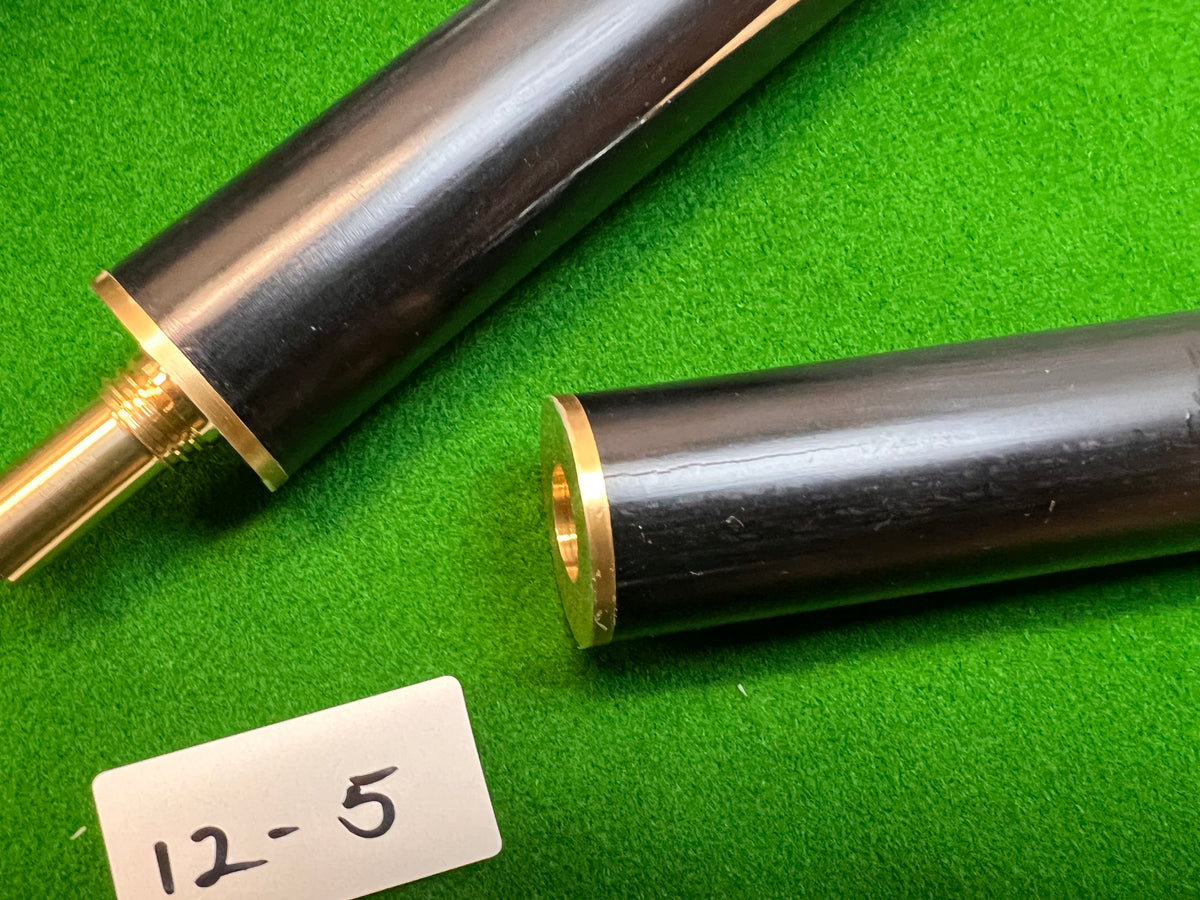 Pre Owned 3/4 Jointed Handmade snooker cue set 58.5"