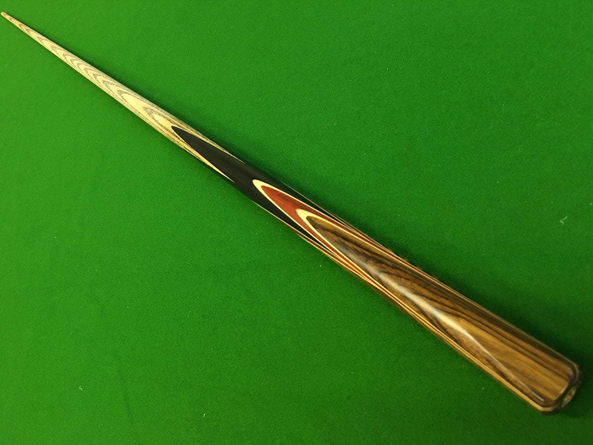 ONE PIECE 1 PC ASH SHAFT BLACK EBONY HANDMADE SNOOKER CUE WDC