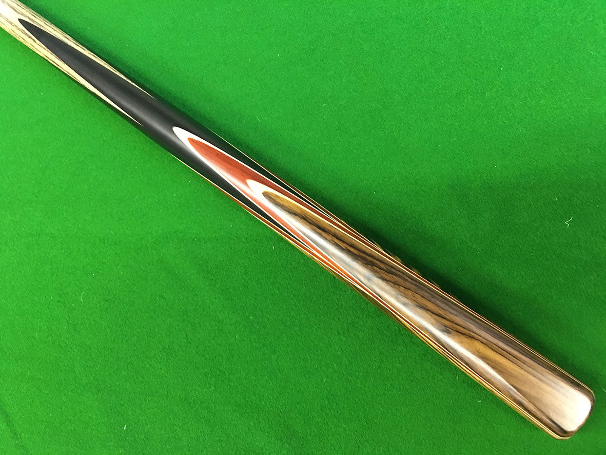 ONE PIECE 1 PC ASH SHAFT BLACK EBONY HANDMADE SNOOKER CUE WDC