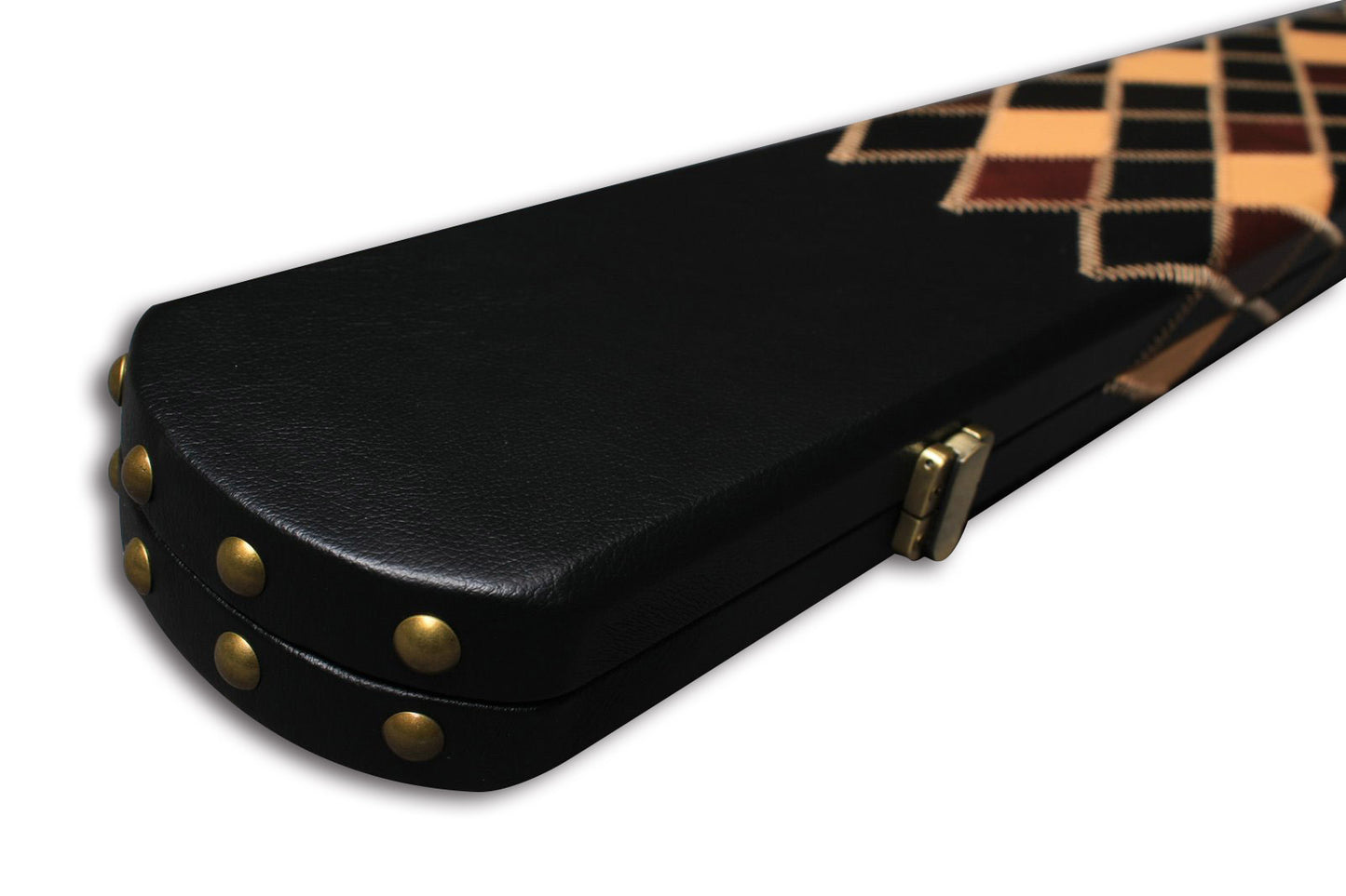 ONE PIECE WIDE BILLIARDS POOL SNOOKER CUE CASE GORGEOUS LOOK WITH 3 SLOTS J6107-10