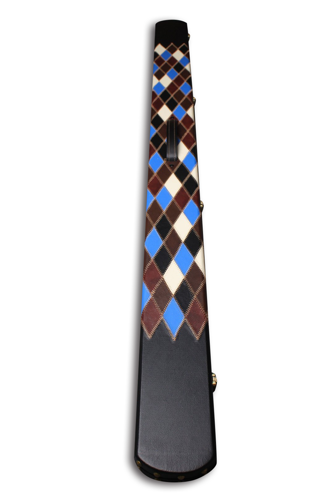 ONE PIECE WIDE BILLIARDS POOL SNOOKER CUE CASE GORGEOUS LOOK WITH 3 SLOTS J6107-11
