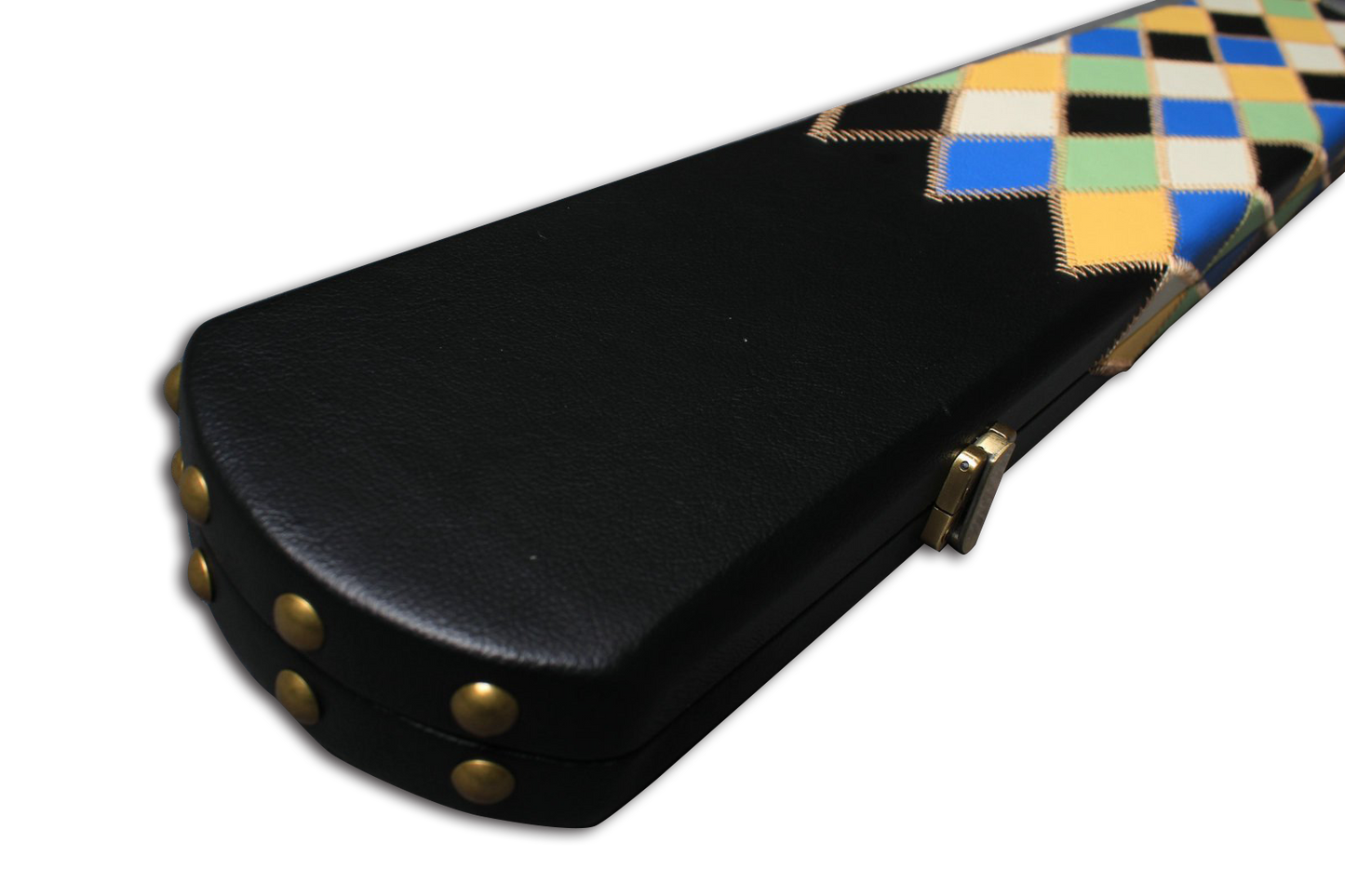 ONE PIECE WIDE BILLIARDS POOL SNOOKER CUE CASE GORGEOUS LOOK WITH 3 SLOTS J6107-12