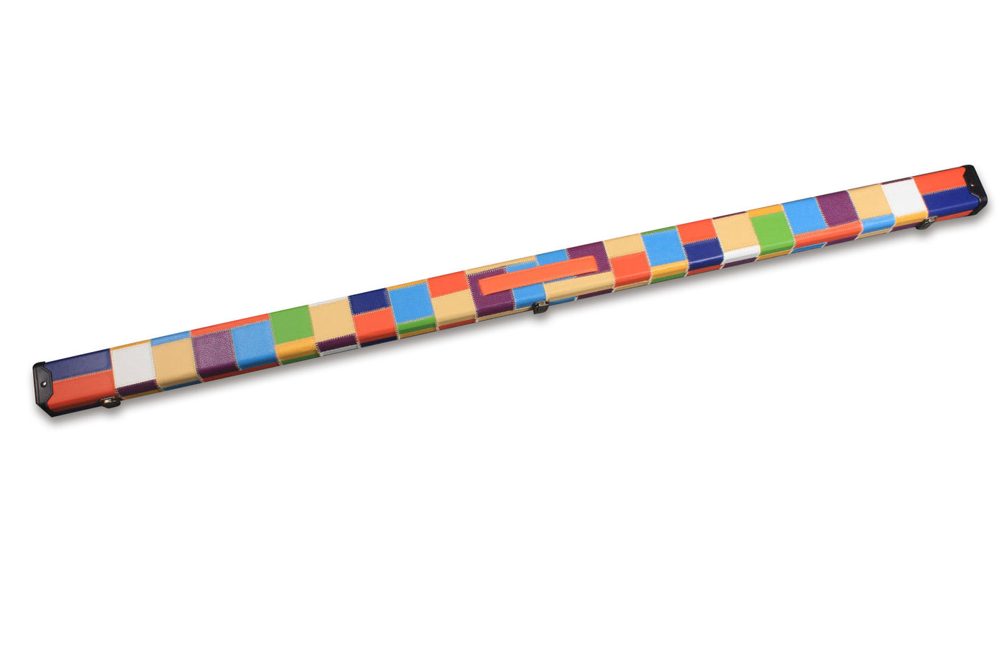 ONE PIECE PATCHWORK SNOOKER CUE CASE WITH 2 SLOTS G6596