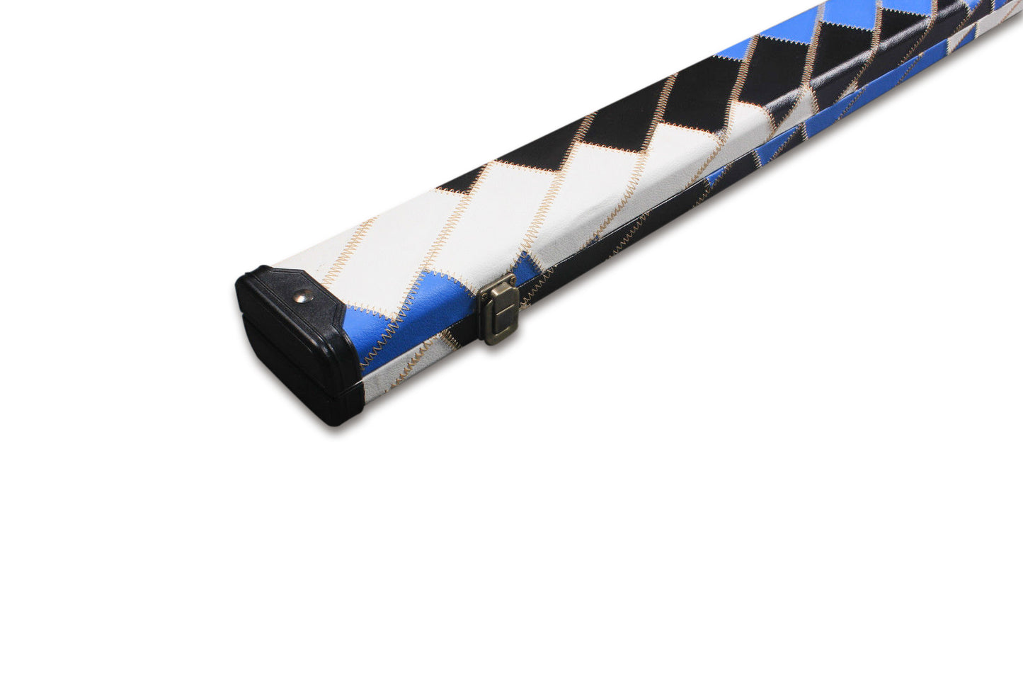 ONE PIECE PATCHWORK SNOOKER CUE CASE WITH 2 SLOTS G62597