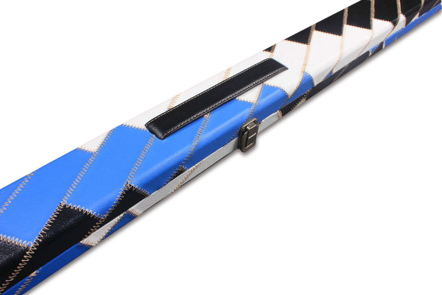 ONE PIECE PATCHWORK SNOOKER CUE CASE WITH 2 SLOTS G62597