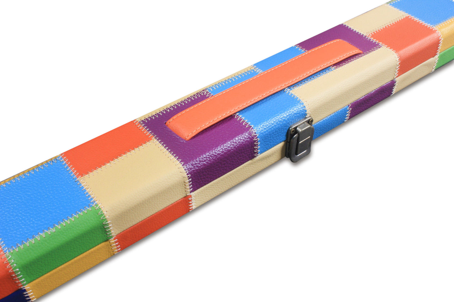 ONE PIECE PATCHWORK SNOOKER CUE CASE WITH 2 SLOTS G6596