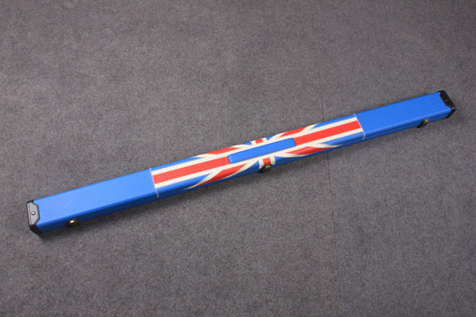3/4 HANDMADE HARD SNOOKER CUE CASE POOL CUE CASE UNION JACK FLAG E6107