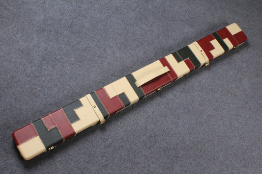 NEW HIGH QUALITY 3/4 SNOOKER CUE CASE EXTRA WIDE H6608