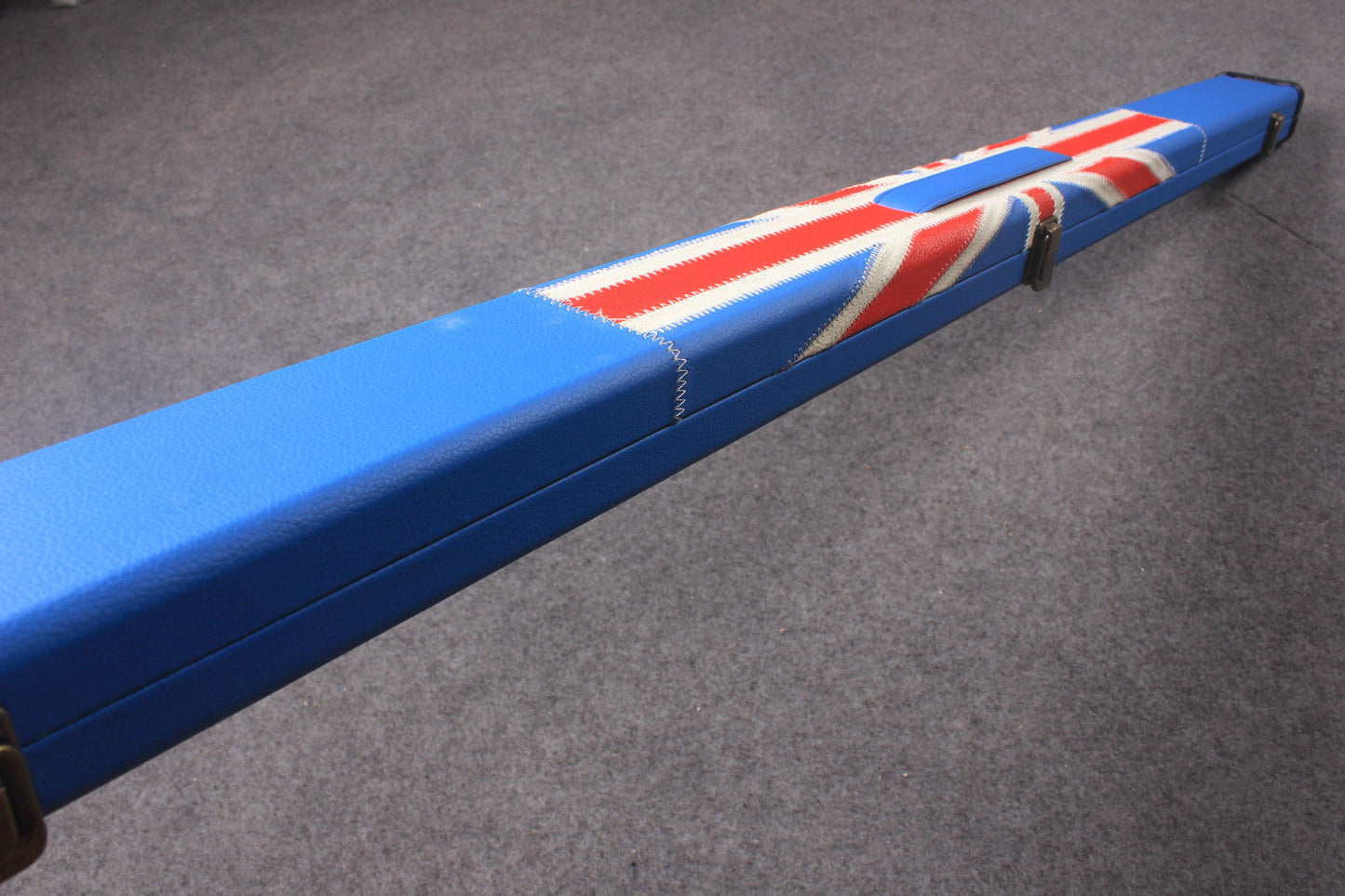 3/4 HANDMADE HARD SNOOKER CUE CASE POOL CUE CASE UNION JACK FLAG E6107