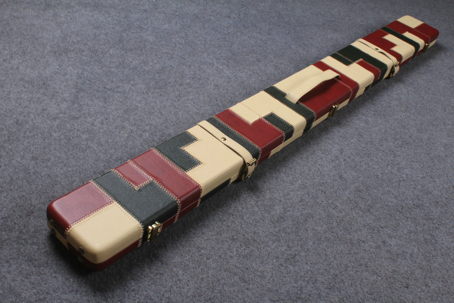 NEW HIGH QUALITY 3/4 SNOOKER CUE CASE EXTRA WIDE H6608