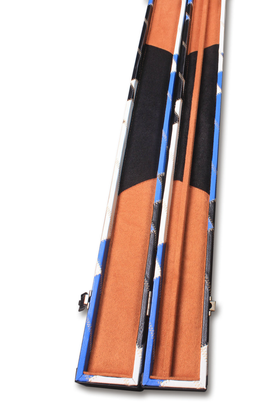 ONE PIECE PATCHWORK SNOOKER CUE CASE WITH 2 SLOTS G62597