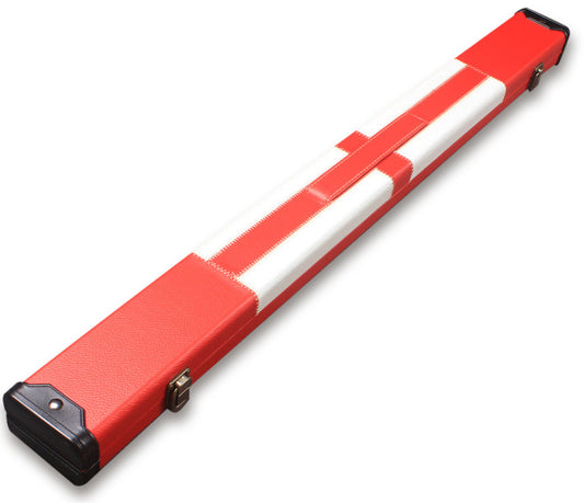 1/2 HANDMADE HARD SNOOKER CUE CASE 2PC POOL CUE CASE F6308-4
