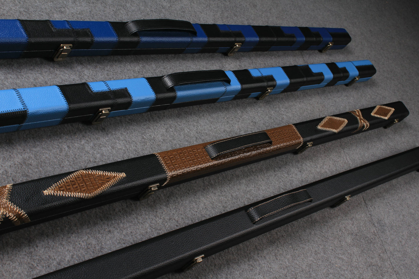 ONE PIECE SLIM SNOOKER CUE CASE STUD ENDS