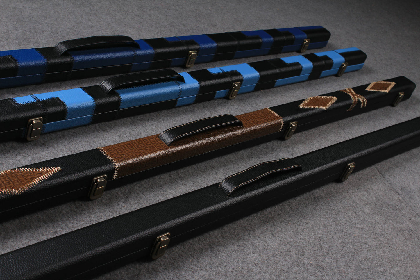 ONE PIECE SLIM SNOOKER CUE CASE STUD ENDS