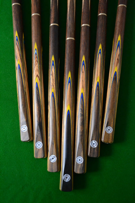 W&L SPORTS STAR 3/4 HAND SPLICED ROSEWOOD ASH SNOOKER CUE JXE19