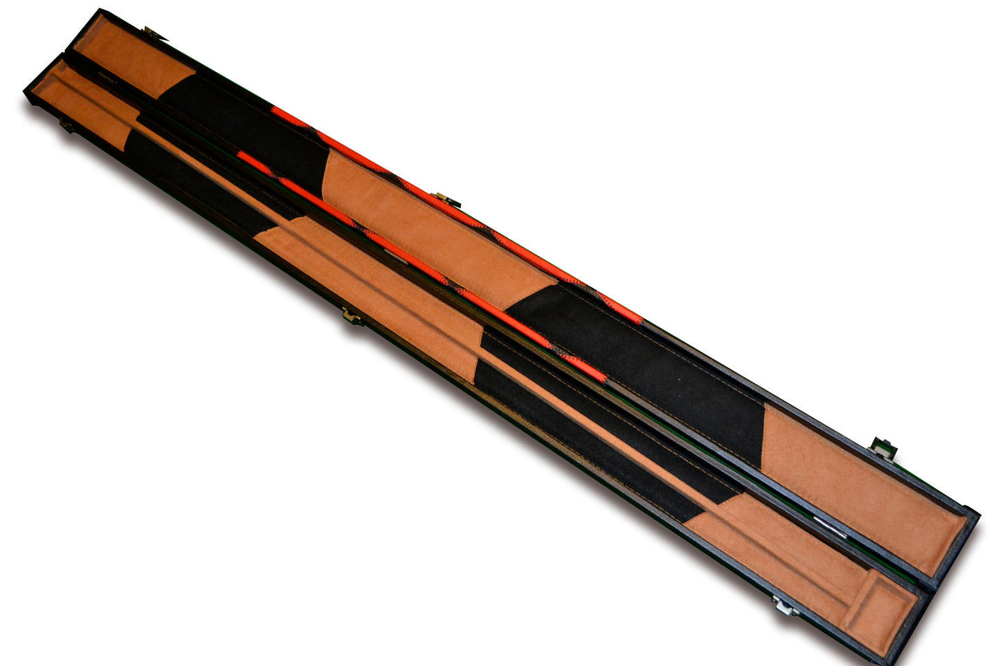 3/4 HANDMADE HARD SNOOKER CUE CASE POOL CUE CASE WITH EMBROIDERED WELSH DRAGON E6076-2