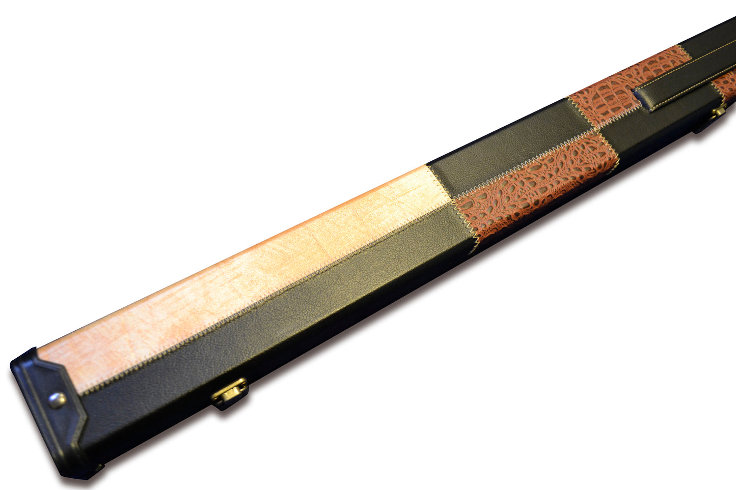 3/4 HANDMADE HARD SNOOKER CUE CASE POOL CUE CASE E6172