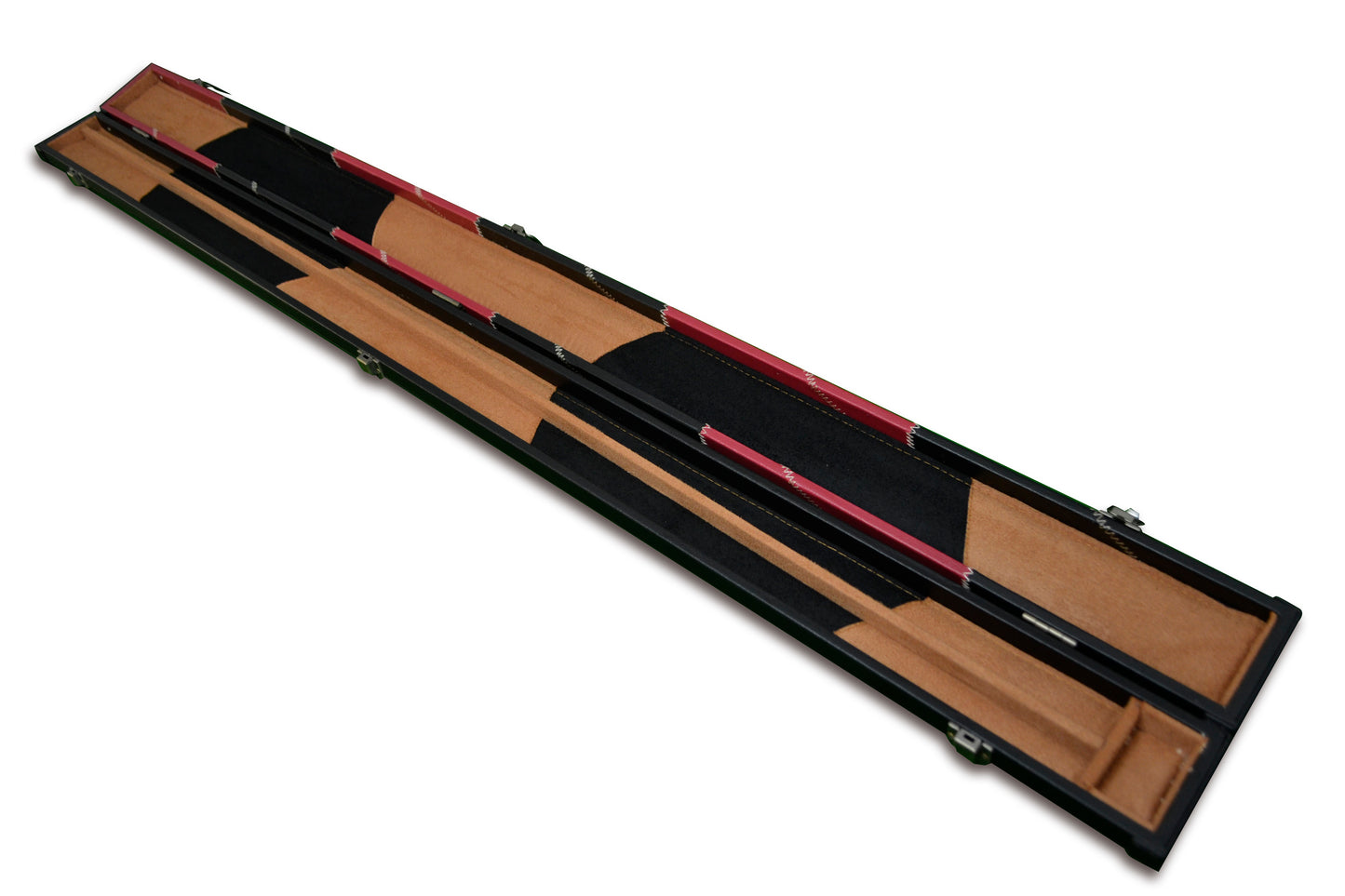 3/4 HANDMADE HARD SNOOKER CUE CASE POOL CUE CASE E6106-1