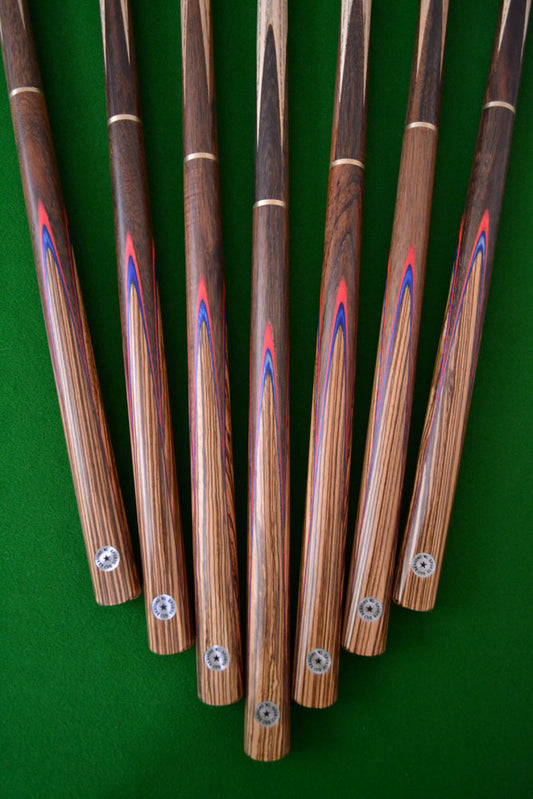 W&L SPORTS STAR 3/4 HAND SPLICED ROSEWOOD ASH SNOOKER CUE JXE21