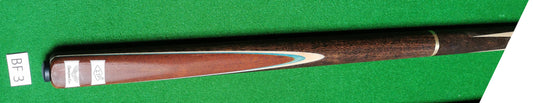 LP HANDMADE ASH SNOOKER CUE 3/4 JOINTED - CHAMPION CUE COLLECTION BF3