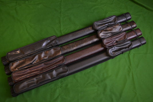 3/4 Snooker/Pool Cue Hard Case with Straps & Extra Pockets