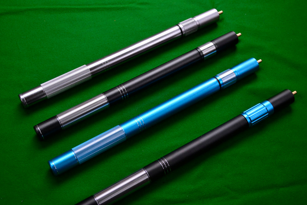 Thai Snooker Cue Telescopic Extension 17“ - 27” - Small Spiraloc Joint