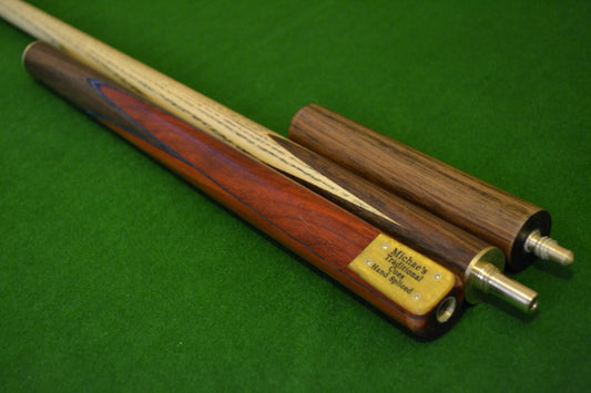 MICHAEL'S HANDMADE ASH SNOOKER CUE 3/4 JOINTED WD11