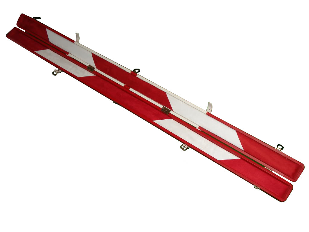 ONE PIECE PATCHWORK SNOOKER CUE CASE WITH 2 SLOTS 62359