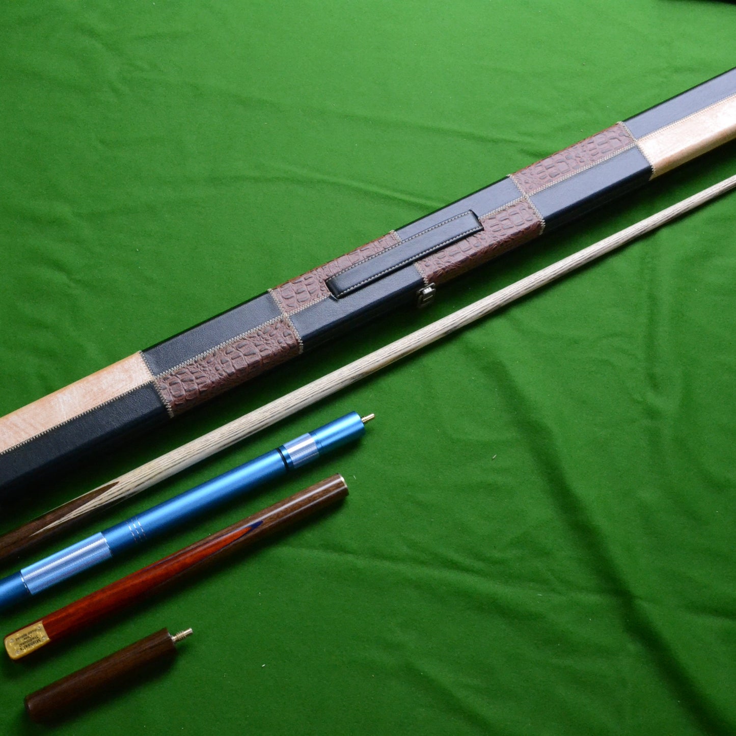 MICHAEL'S HANDMADE ASH SNOOKER CUE 3/4 JOINTED WD11 FULL SET