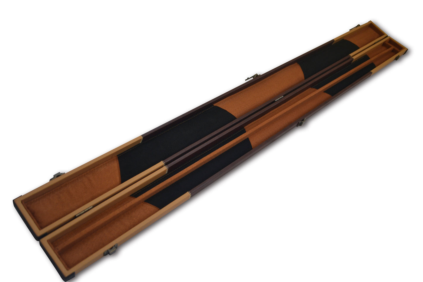 3/4 HANDMADE HARD SNOOKER CUE CASE POOL CUE CASE E6147