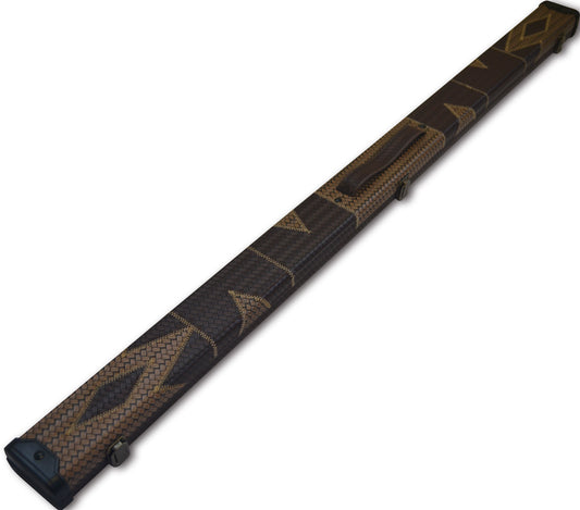 3/4 HANDMADE HARD SNOOKER CUE CASE POOL CUE CASE E6124