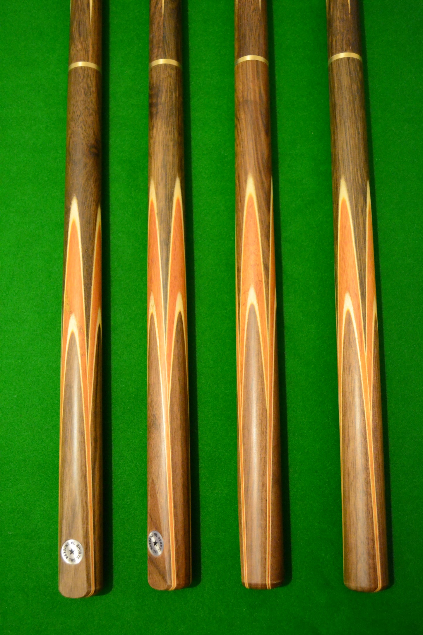 W&L SPORTS STAR 3/4 HAND SPLICED ROSEWOOD ASH SNOOKER CUE JXE18