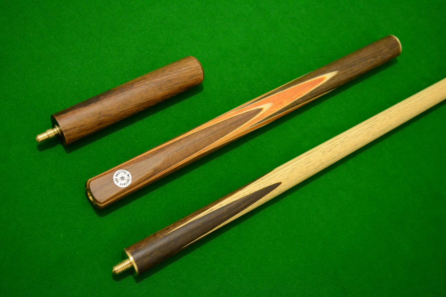 W&L SPORTS STAR 3/4 HAND SPLICED ROSEWOOD ASH SNOOKER CUE JXE18