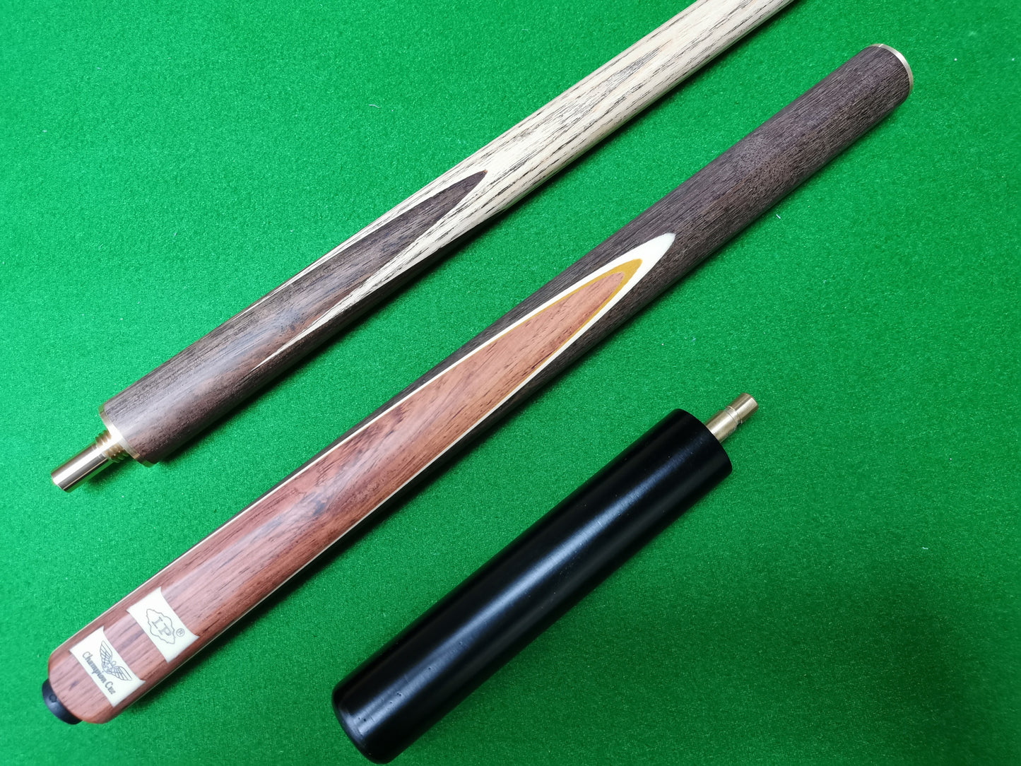 LP HANDMADE ASH SNOOKER CUE 3/4 JOINTED - CHAMPION CUE COLLECTION BF1