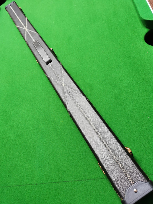 3/4 HANDMADE HARD SNOOKER CUE CASE POOL CUE CASE J27