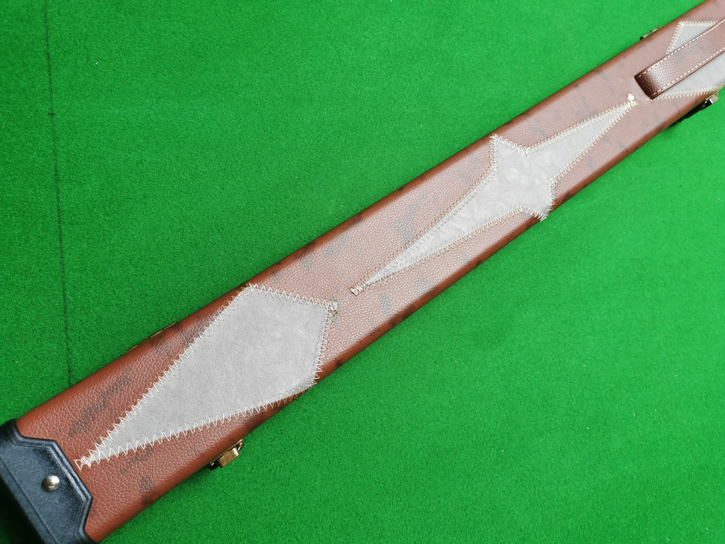 3/4 HANDMADE HARD SNOOKER CUE CASE POOL CUE CASE C27