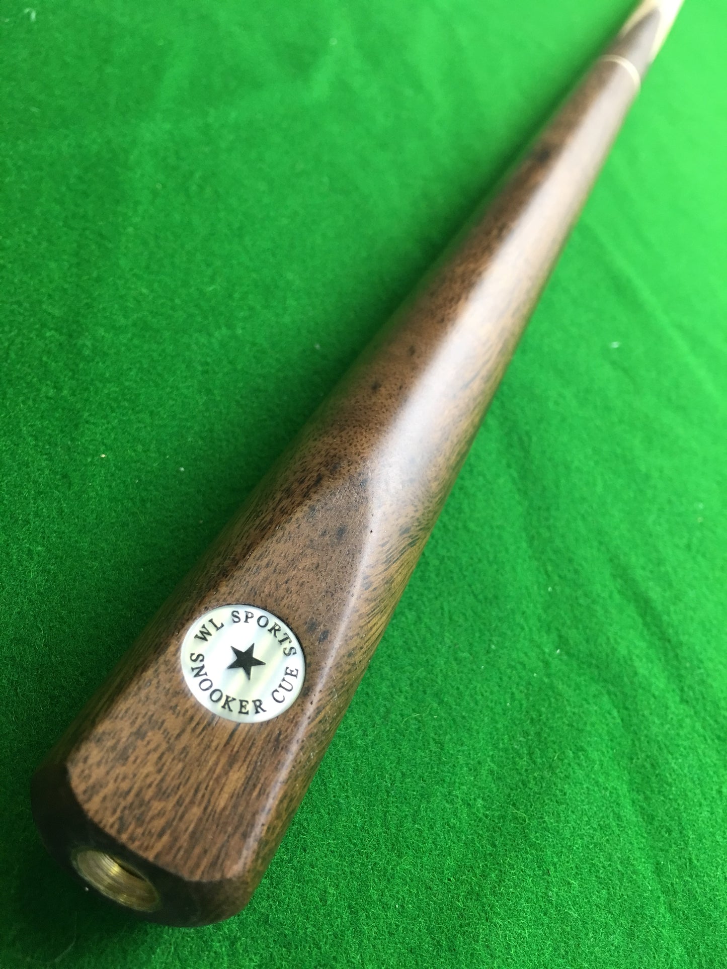 W&L SPORTS STAR 3/4 HAND SPLICED ROSEWOOD ASH SNOOKER CUE JXE1